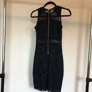 Black lace dress
